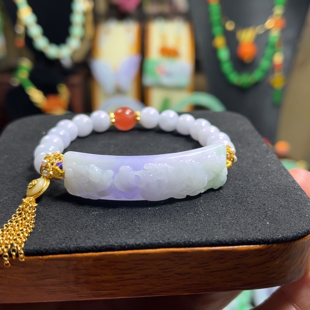 翡翠未镶嵌颈饰天然翡翠