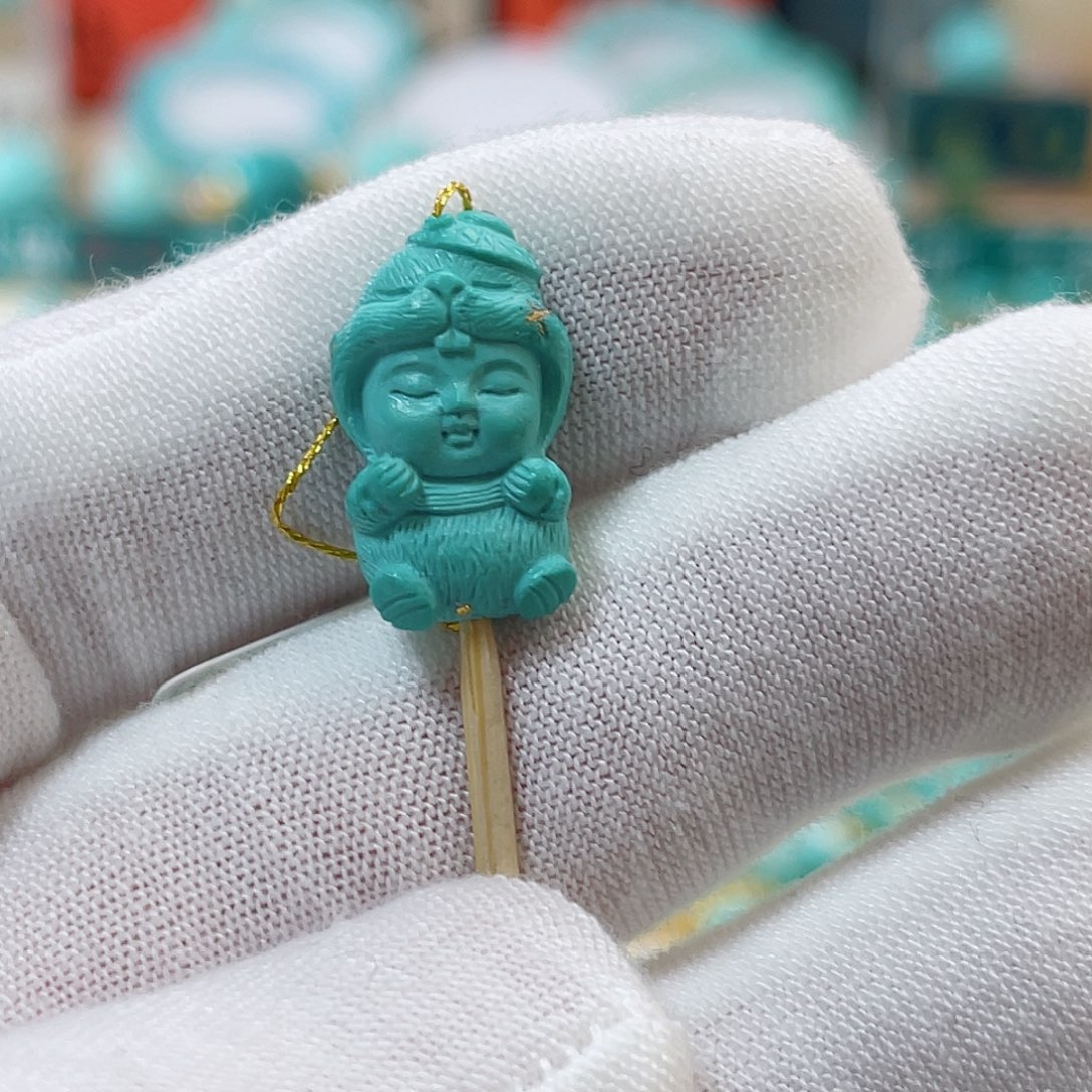 绿松石珠宝奇石未镶嵌