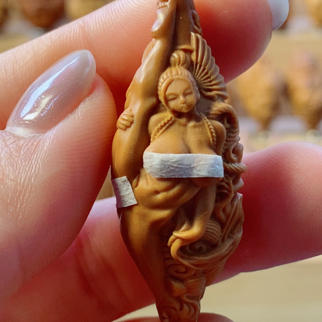 橄榄核手串/手链一字马美女