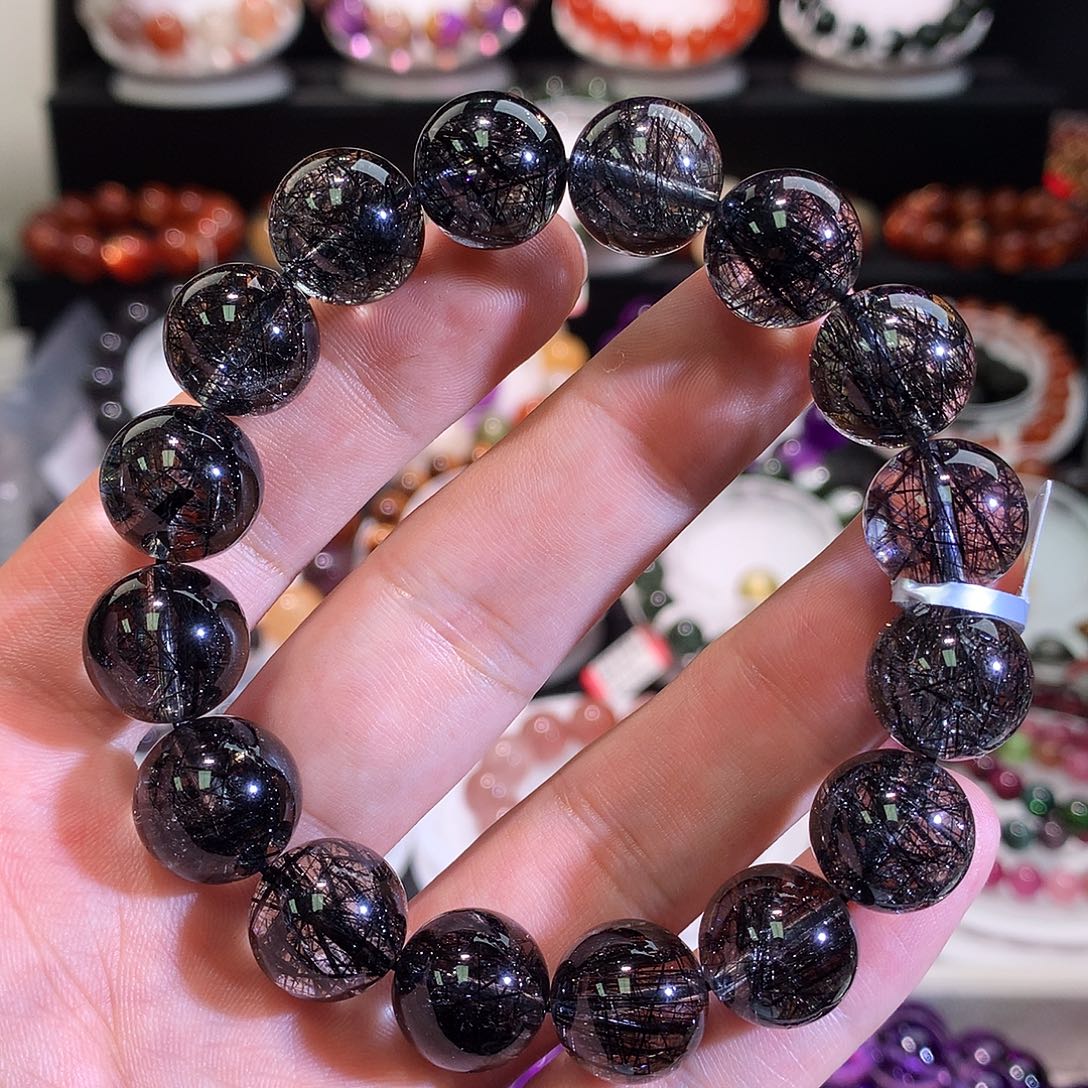 手链水晶未镶嵌黑发晶13+