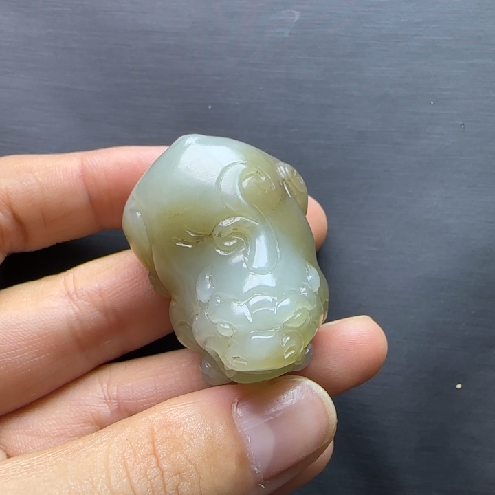 宋***科和田玉未镶嵌挂件