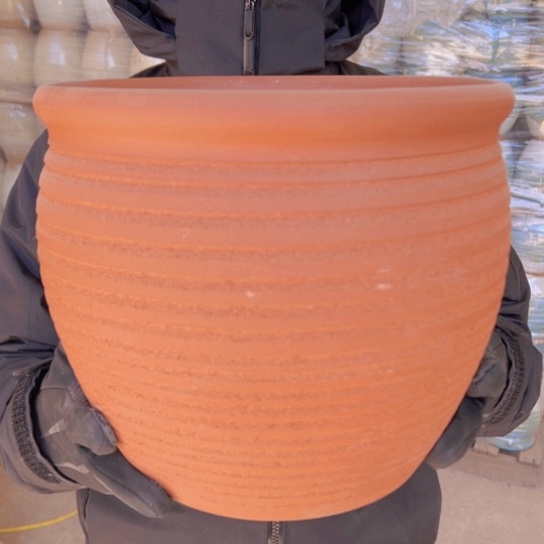 紫砂花盆高25口29————