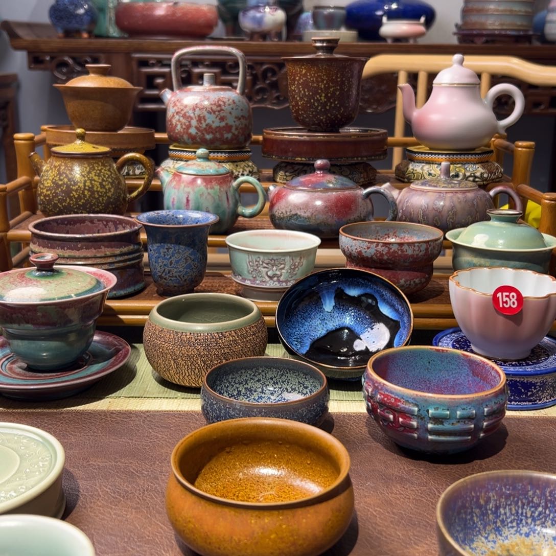 龙***锦钧瓷的制作工艺和工艺都是