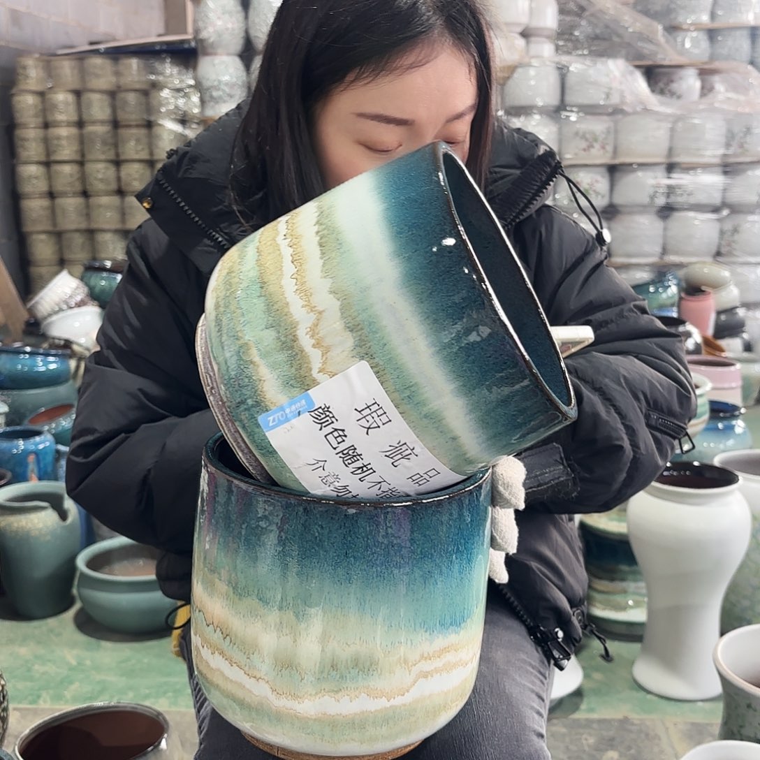 瑕疵两个高20/19红陶