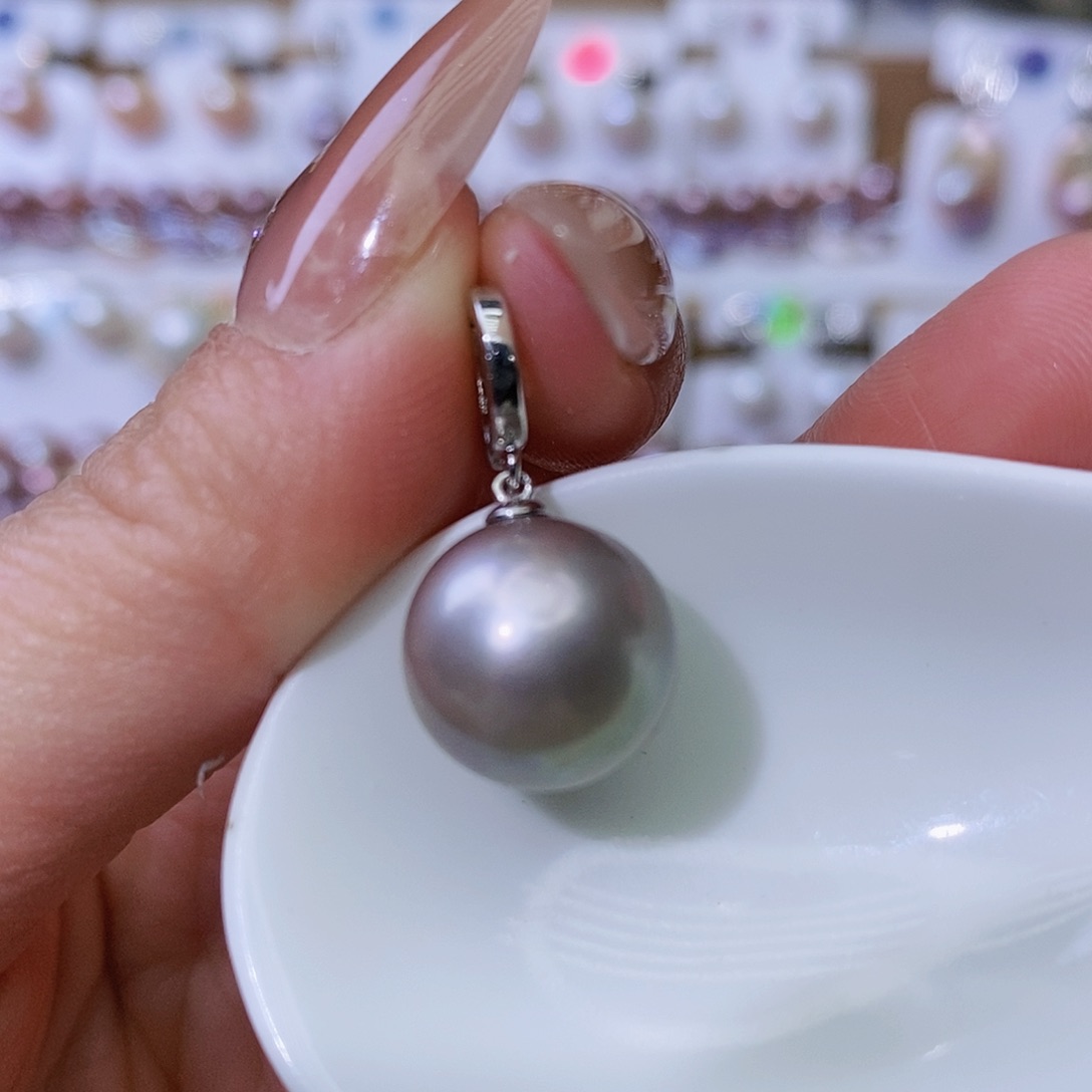 淡水珍珠颈饰银S925镶嵌