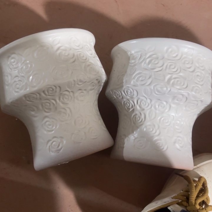 紫砂花盆口径20高度21两只正品