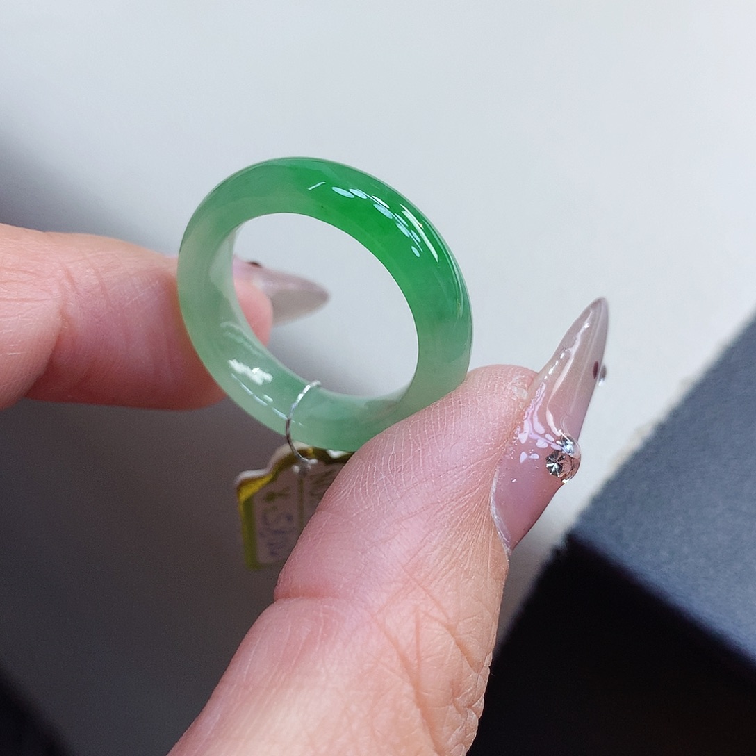 翡翠戒指未镶嵌19-20号