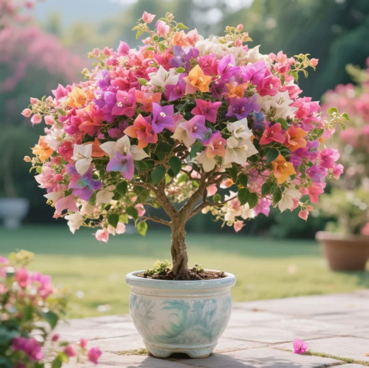 【新品爆款】三角梅树苗老桩盆栽四季开花耐寒好养庭院阳台花卉绿植