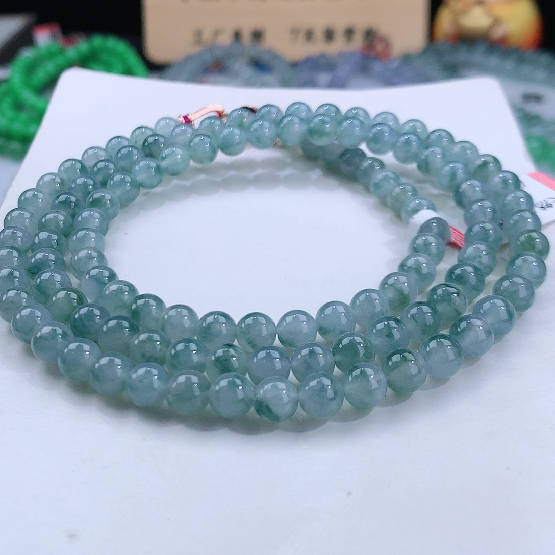 翡翠手链未镶嵌卡6