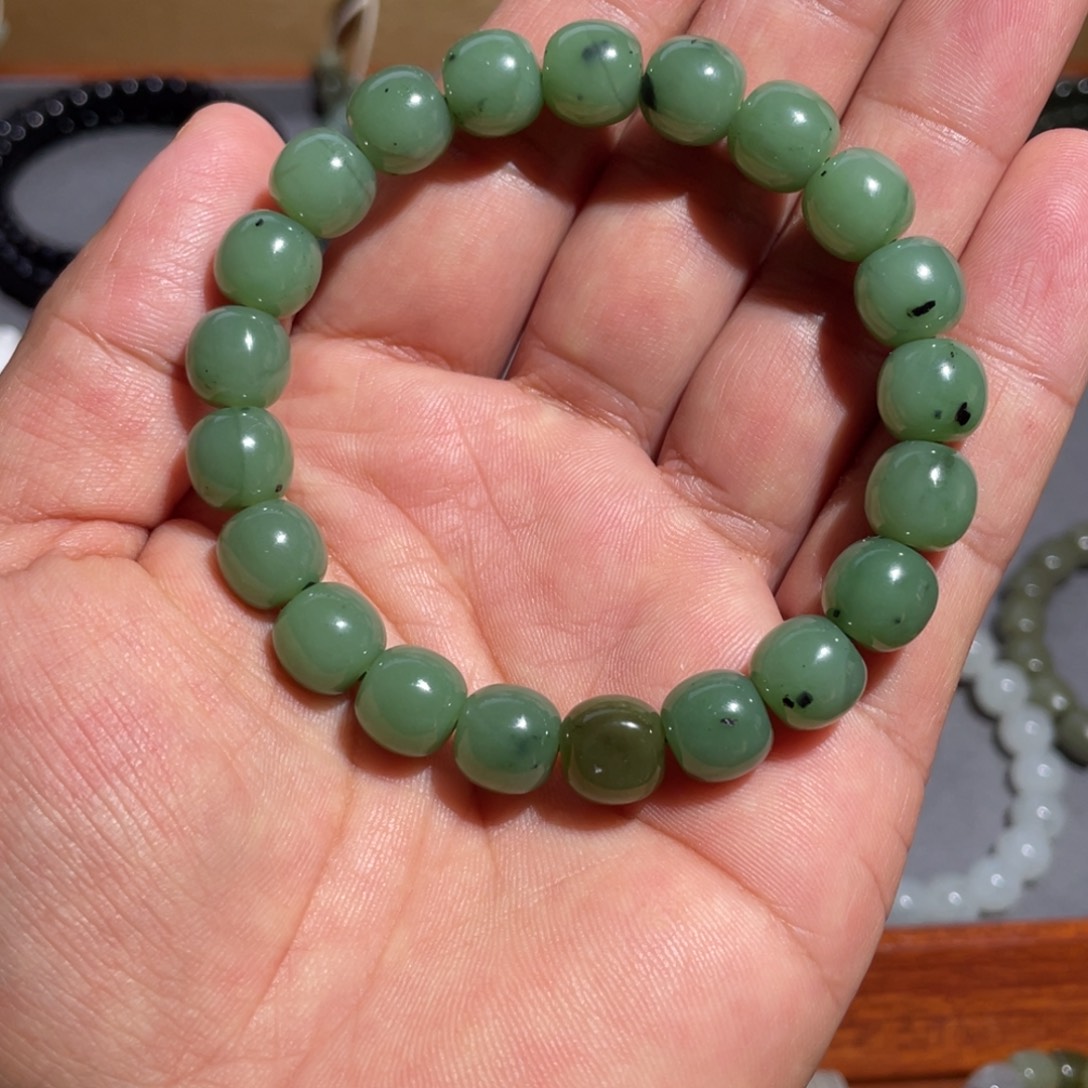 和田玉未镶嵌手链