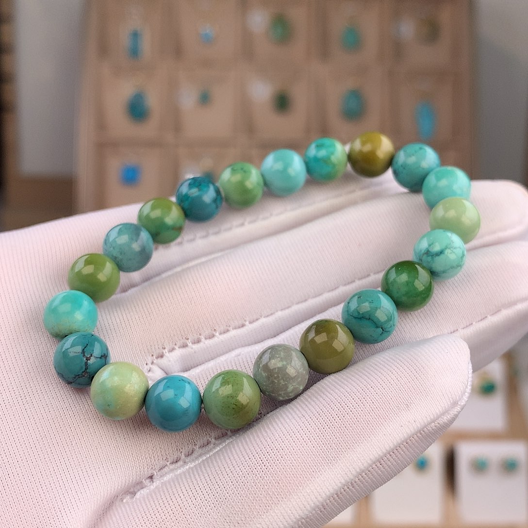 绿松石未镶嵌手链