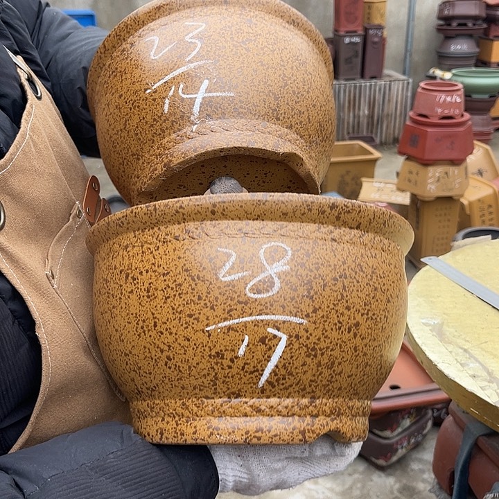 紫砂花盆紫砂等传统