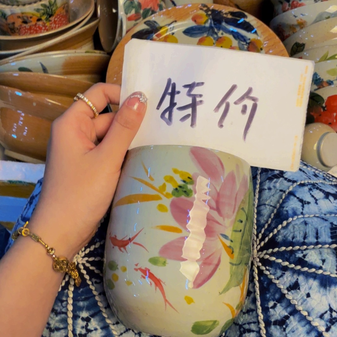 瓷片景德镇陶瓷手工手绘