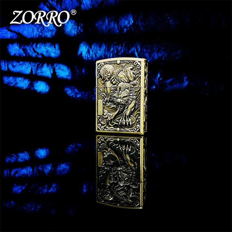 ZORRO 貔貅青铜【ZK20-1】五面浮雕煤油打火机高档轻奢礼物送男友