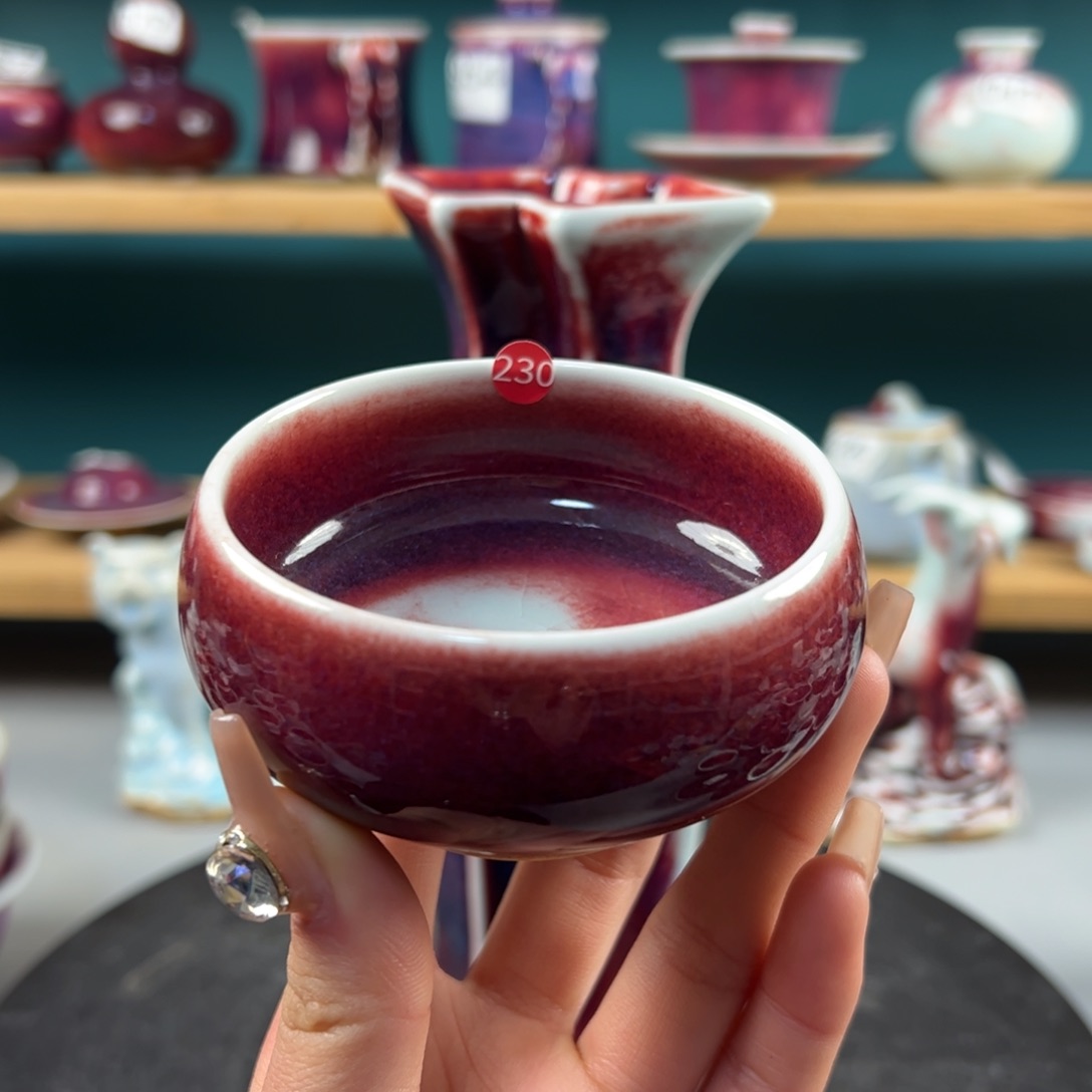 瓷片全品无暇主人杯纯手工