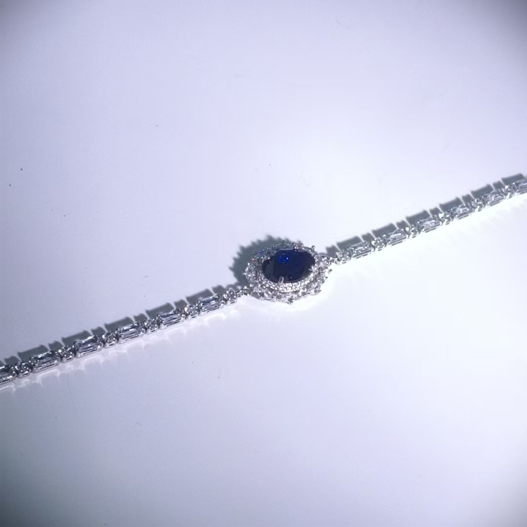 [粉丝专属]高奢臻品蓝色尖晶石手链6296