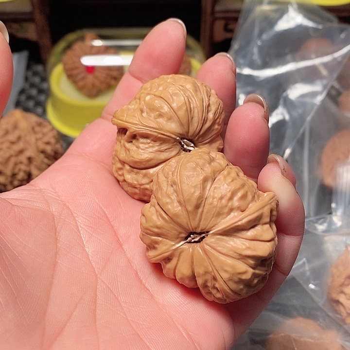 吊坠文玩核桃太***照