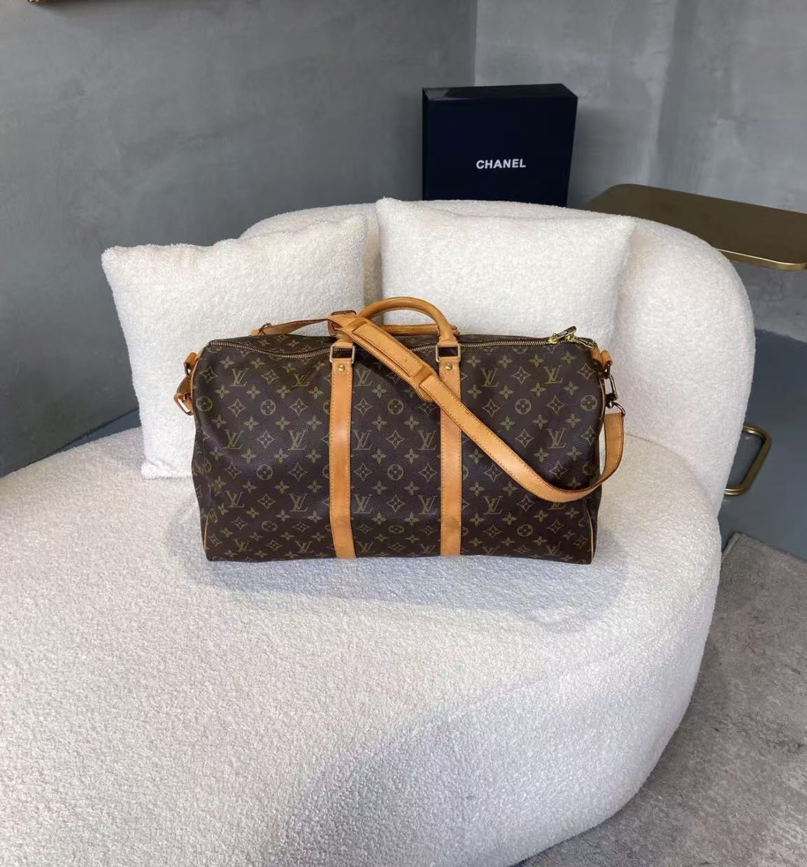 95新 LouisVuitton/路易威登 路易威登换植鞣革sp55