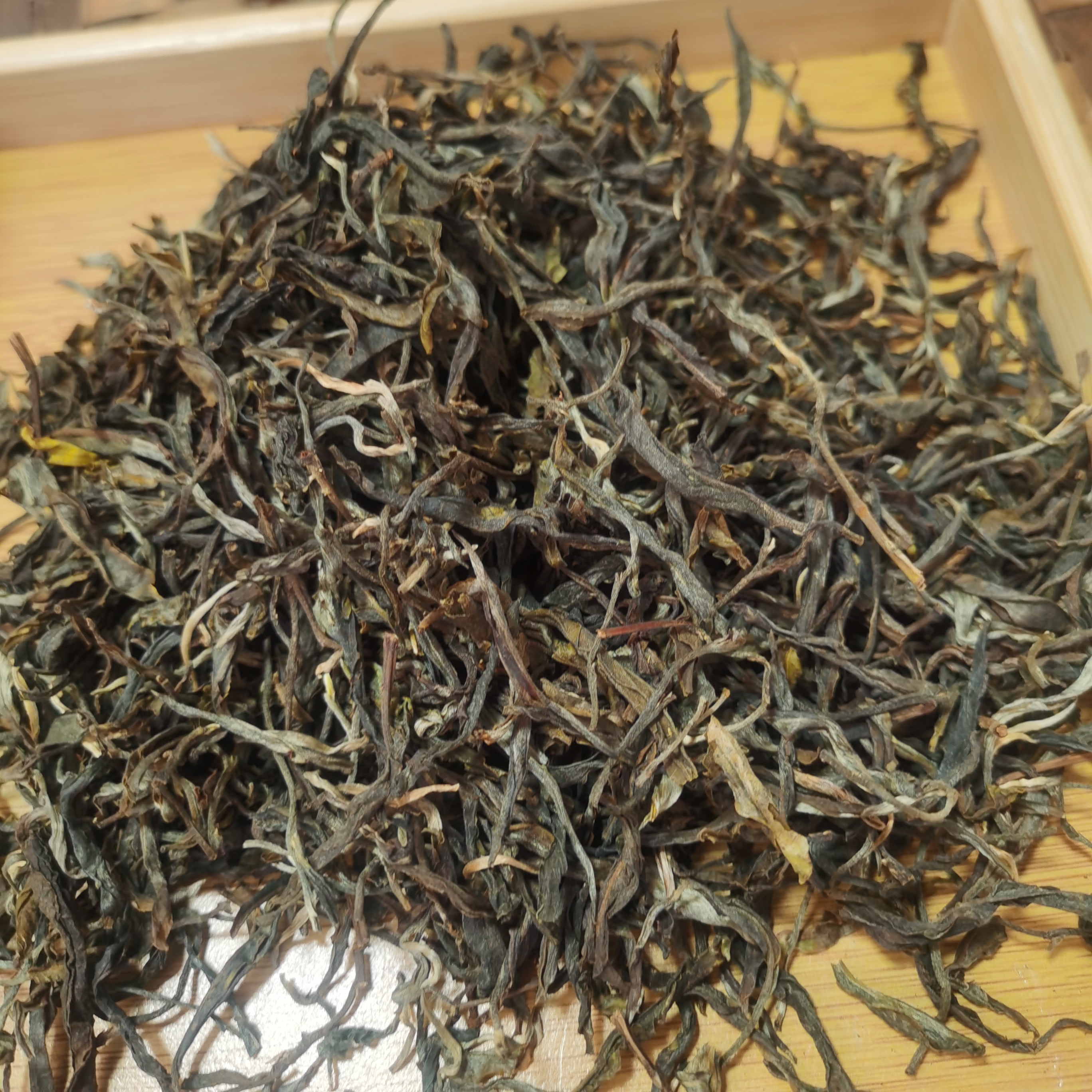 2024年勐库大雪山春尾普洱生茶散茶（200g）1月25【1号】