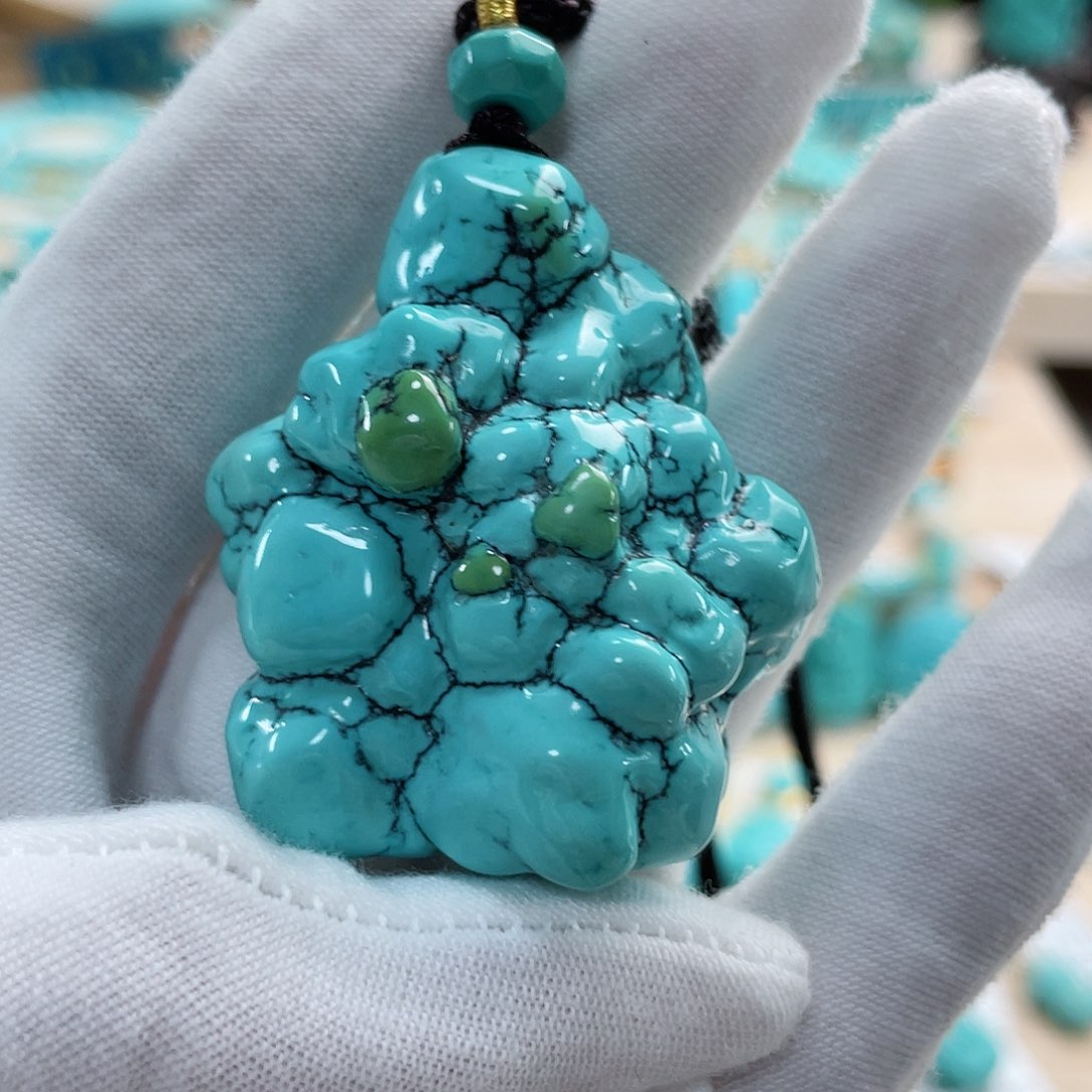 绿松石珠宝奇石未镶嵌