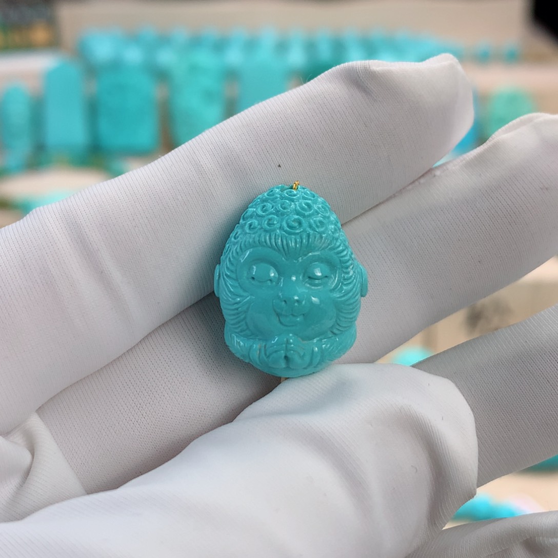 绿松石挂件未镶嵌