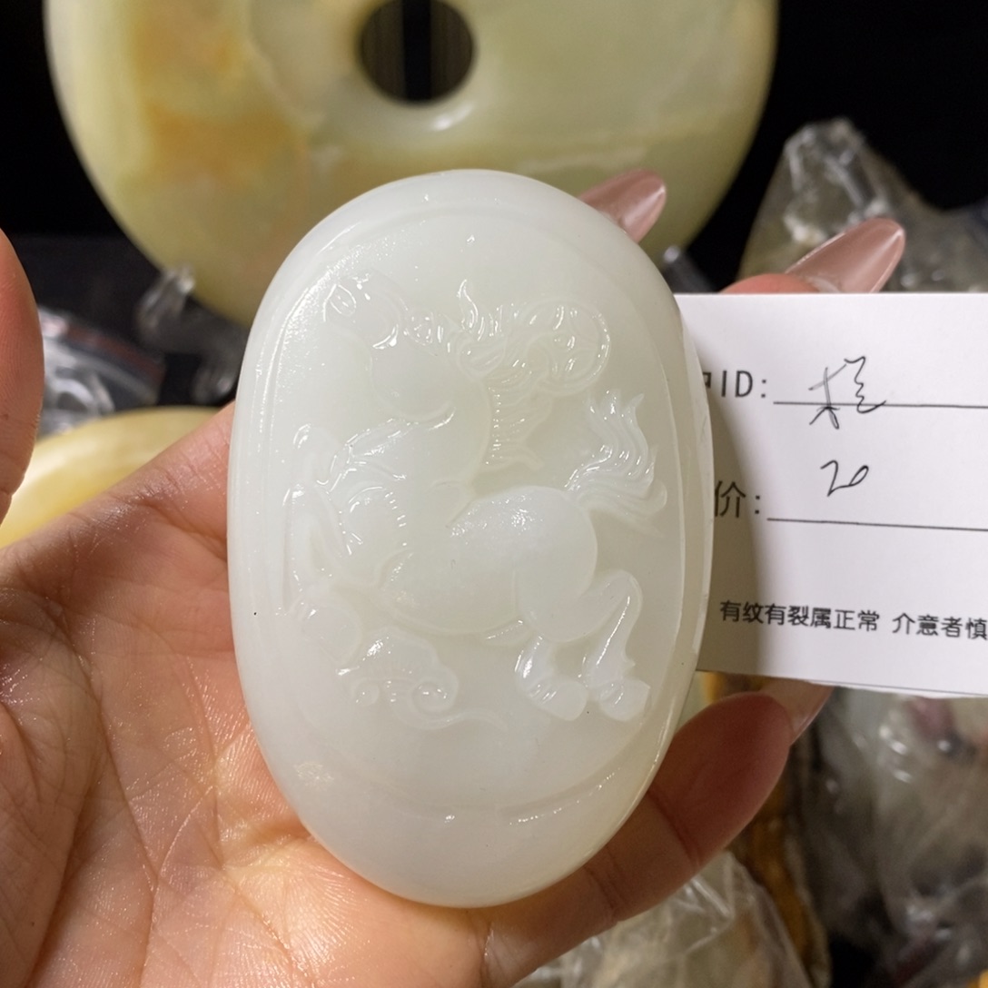 石材木*古青石手把件