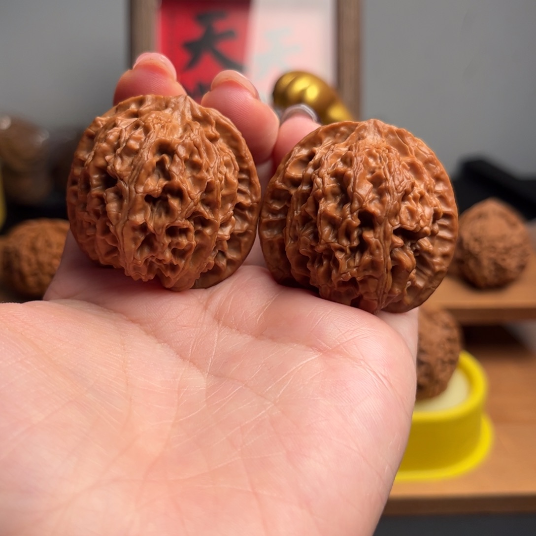 文玩核桃把件满天星41全