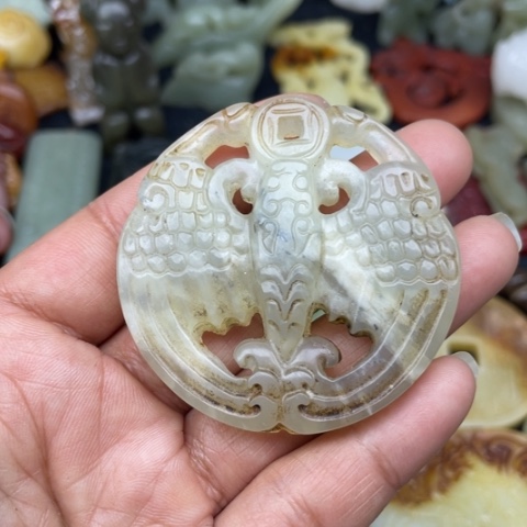蛇纹石玉颈饰未镶嵌97