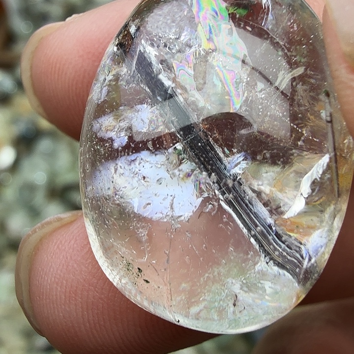 喵***明水晶未镶嵌珠宝半成品