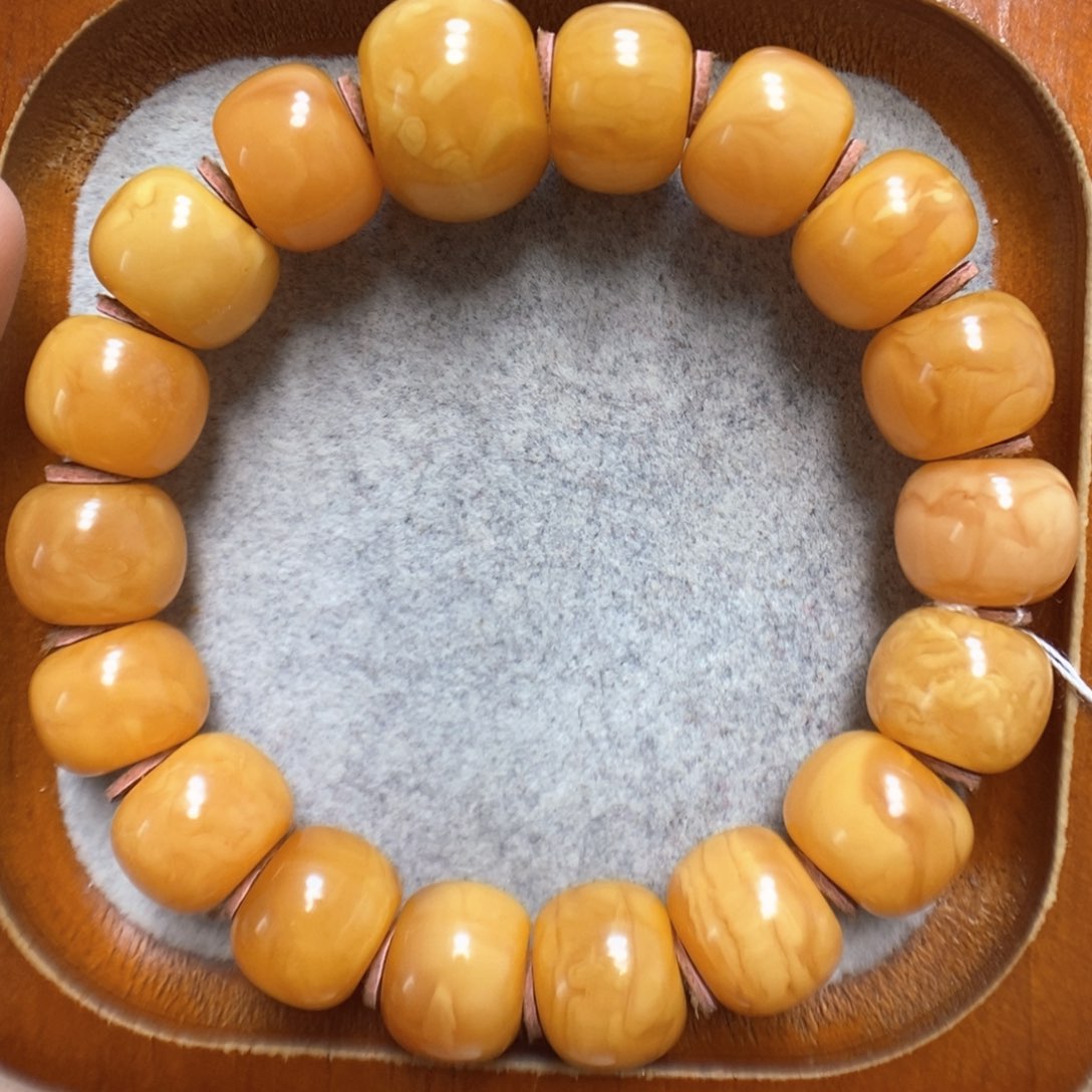 蜜蜡手串未镶嵌蜜蜡手串