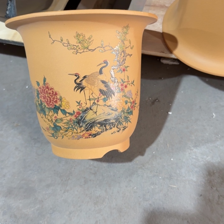 紫砂花盆 高度21口径24