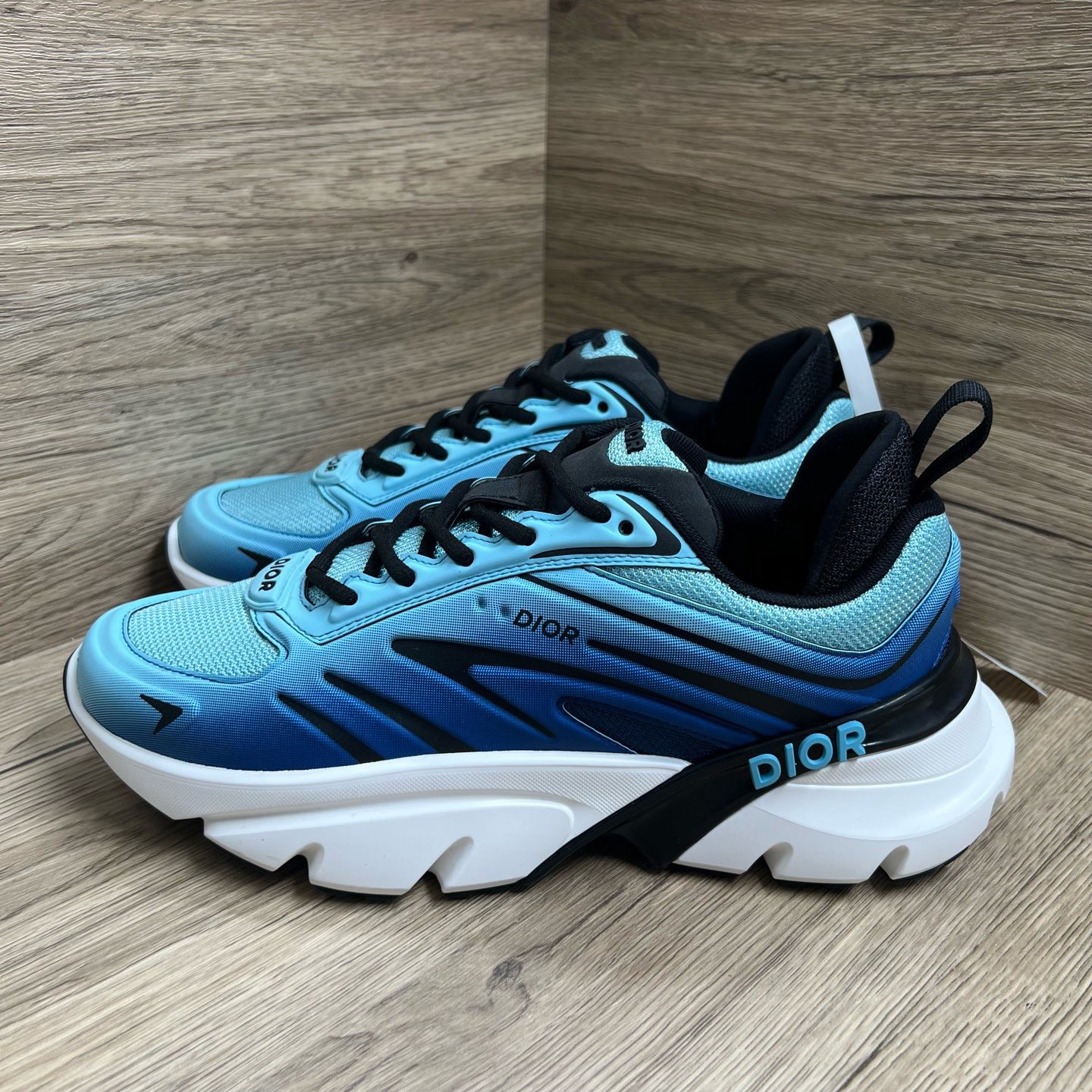 未使用 DIOR/迪奥 Levis Hamilton联名 B44 Blade 黑蓝限量运动鞋