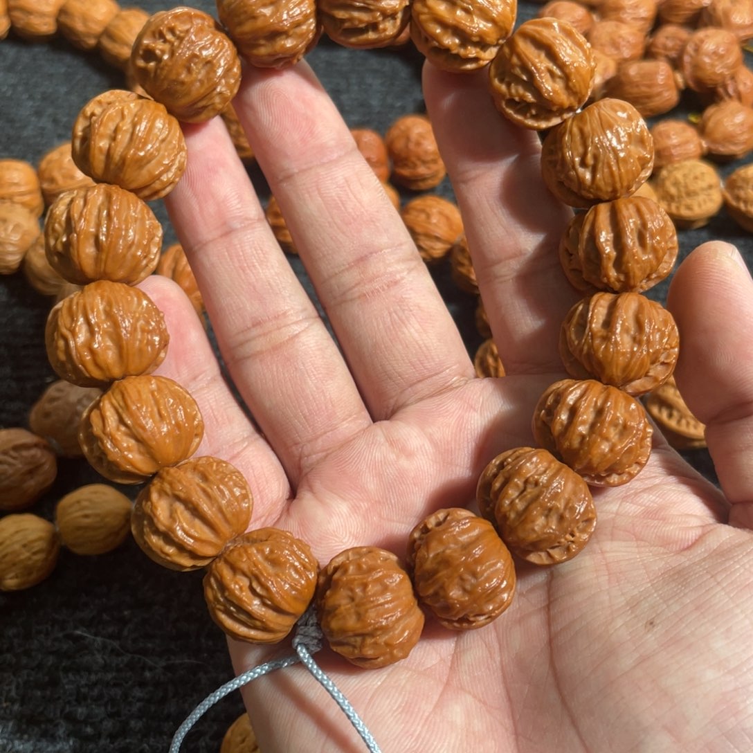 好****文玩核桃手串磨盘八棱