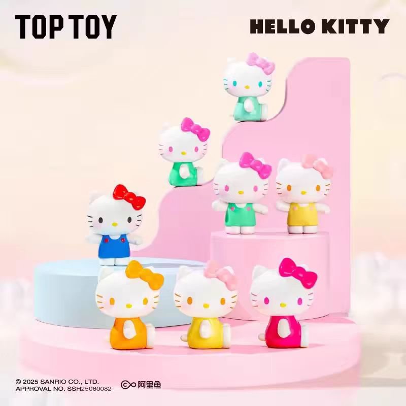 正版TOPTOYHelloKitty夏日彩虹糖MINI系列盲盒