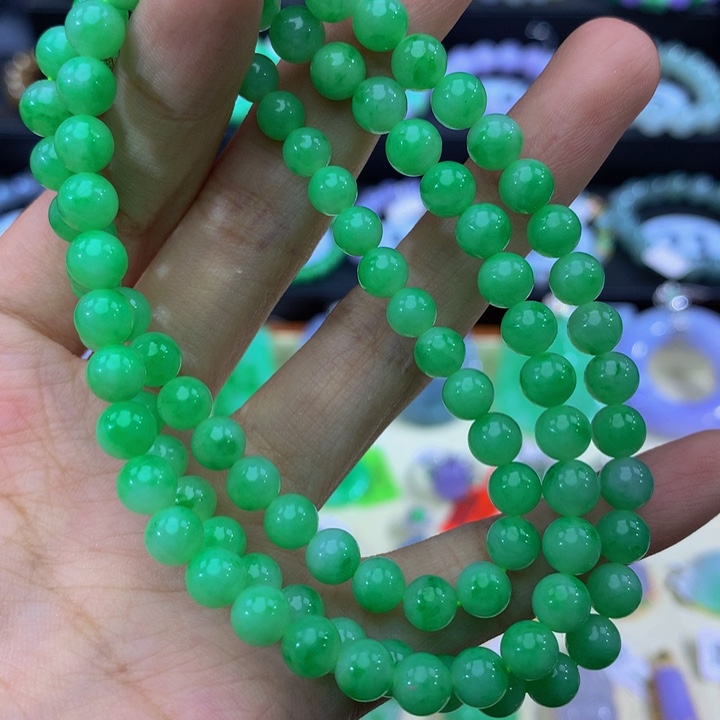 未镶嵌手链翡翠翡翠