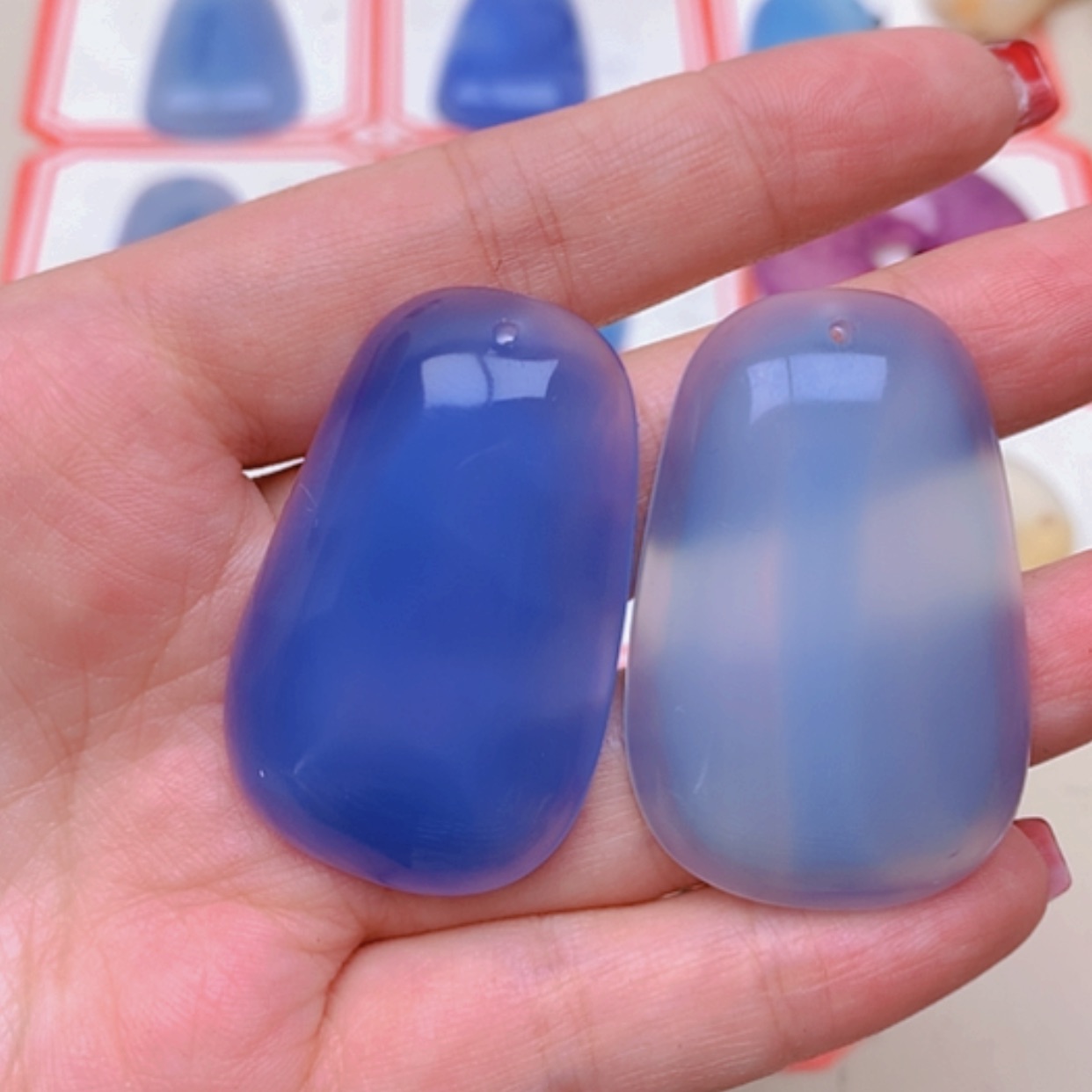 【闪购商品】未镶嵌玛瑙/玉髓珠宝半成品天*