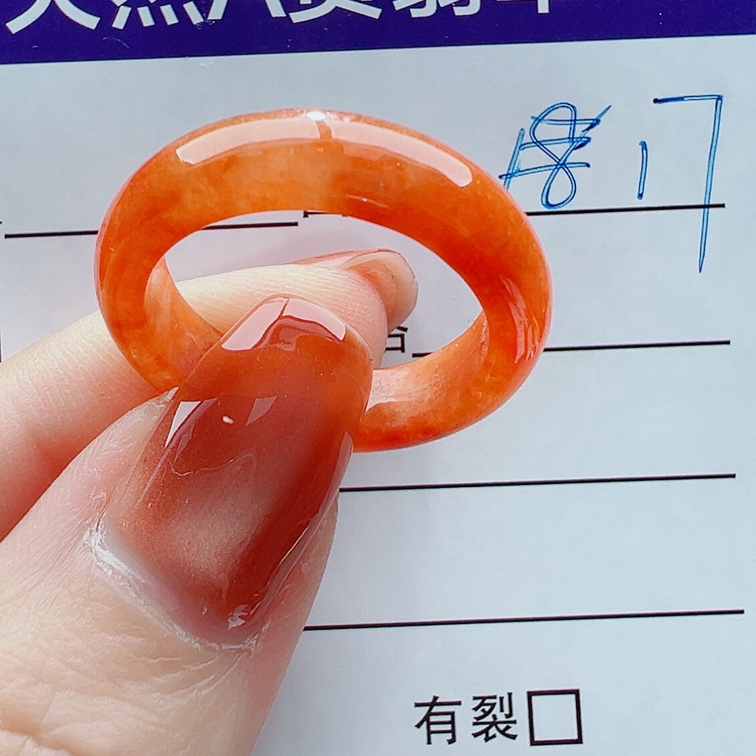 翡翠未镶嵌戒指戒圈