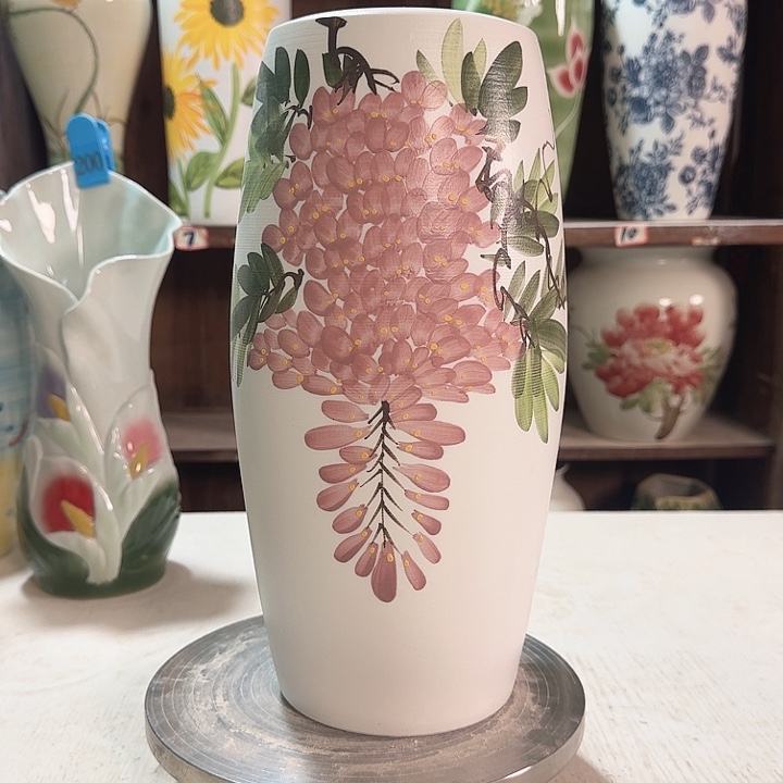 陶高33腰鼓紫藤哑光白