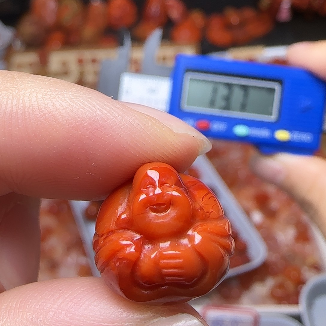 南红玛瑙未镶嵌颈饰