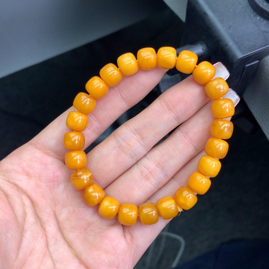 琥珀未镶嵌珠宝奇石9mm➕