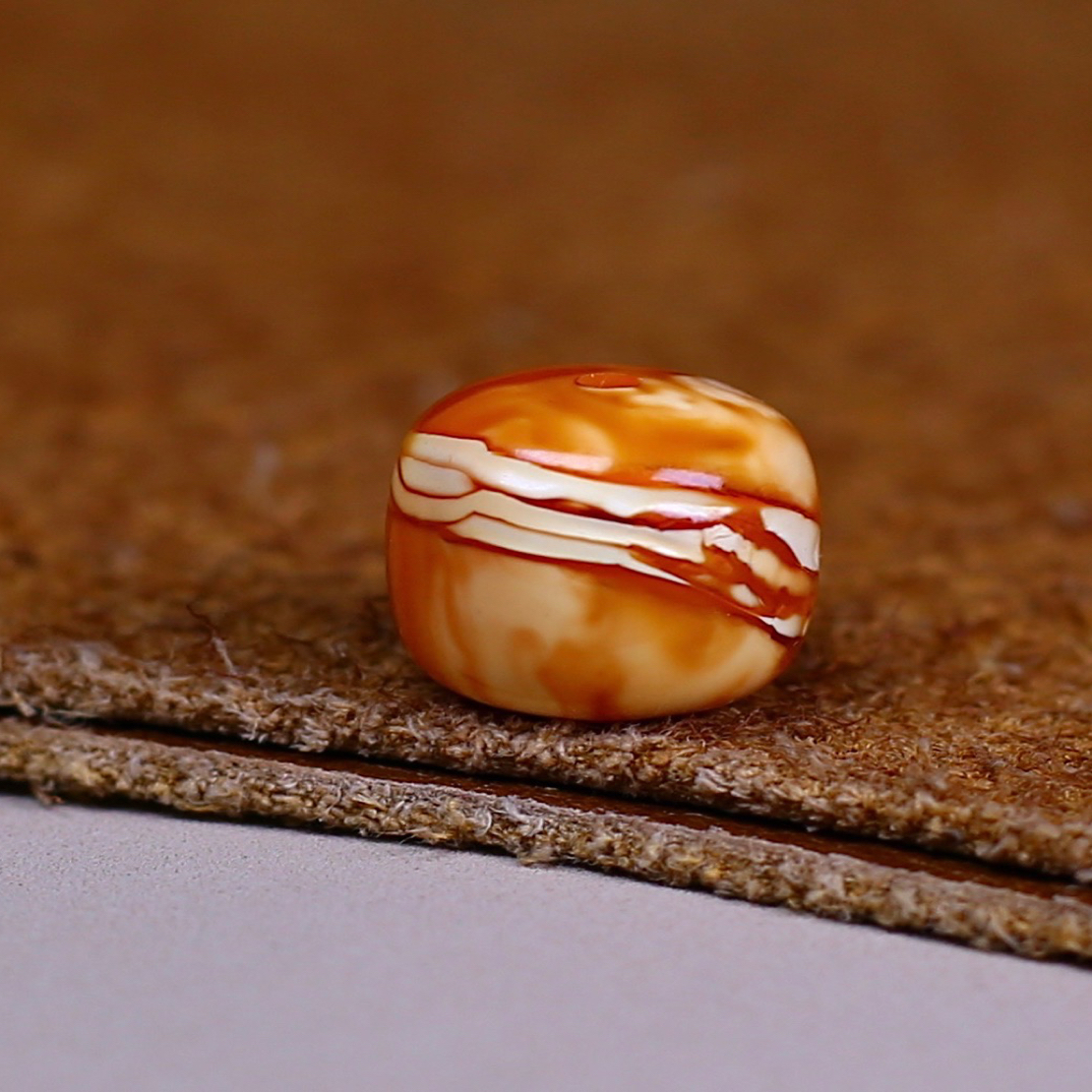 11.8*10.9mm老蜡老型单珠，品质、器型方方面面没得挑，