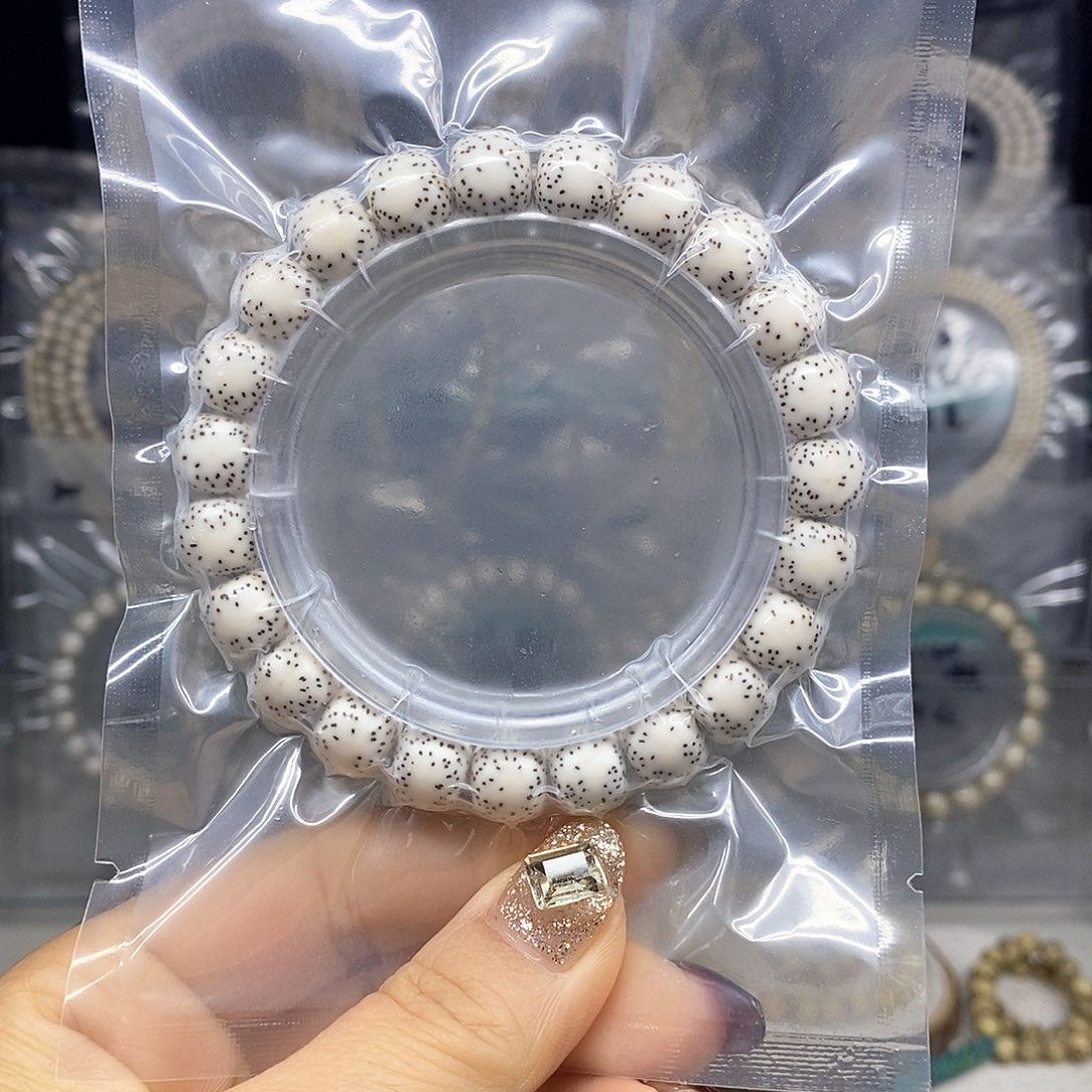星月菩提手串10*9 原白 月朗星稀