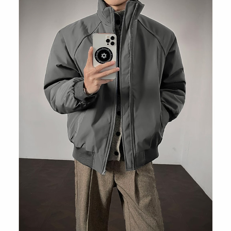 cleanfit美式三防飞行员夹克短款棉衣男秋冬季螺纹棉服棒球服外套