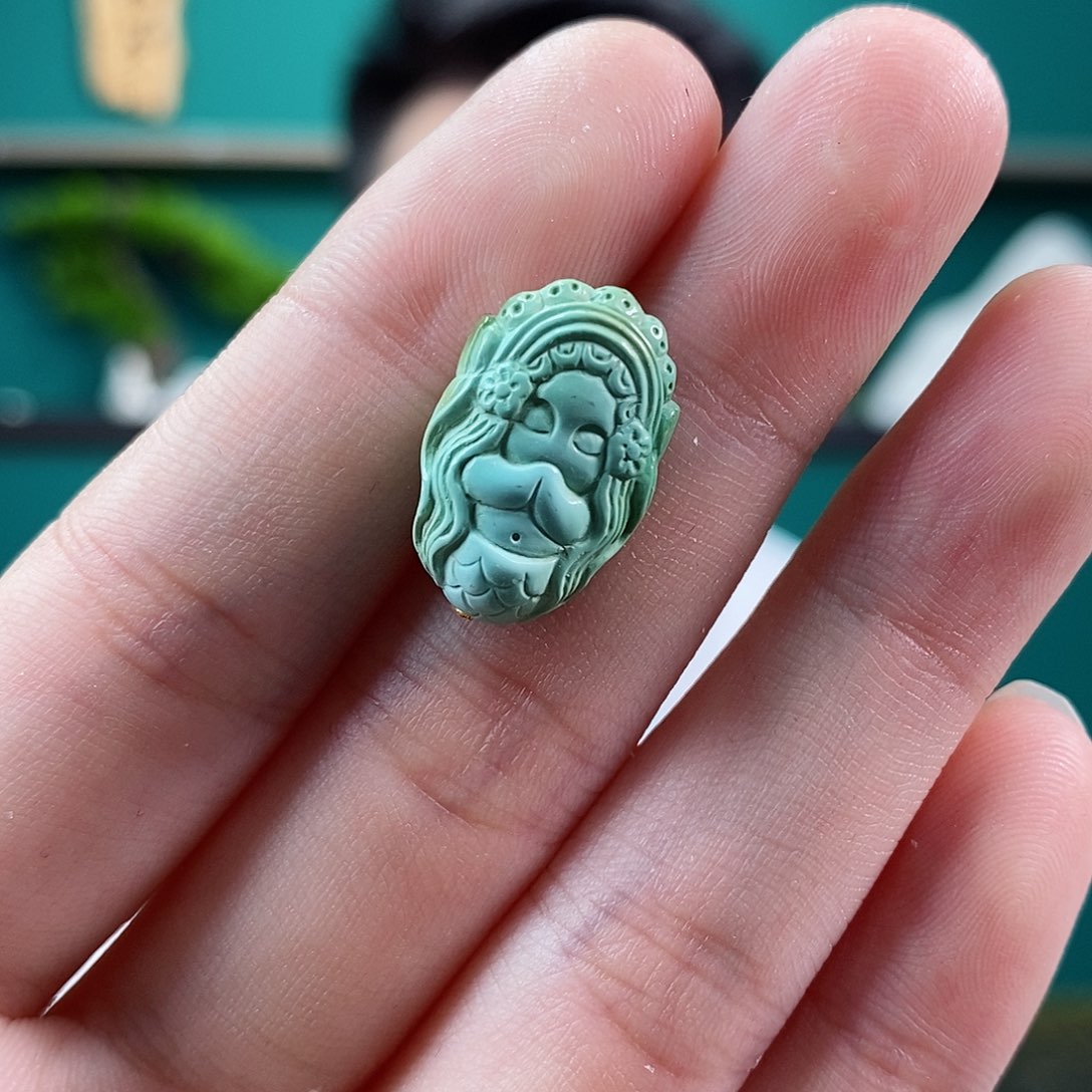 绿松石珠宝奇石未镶嵌