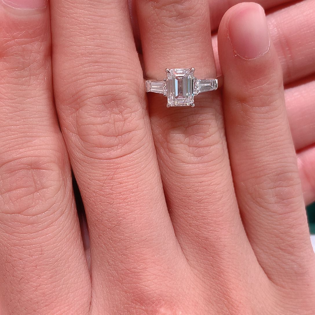 实验室培育钻石18K金镶嵌C****u12