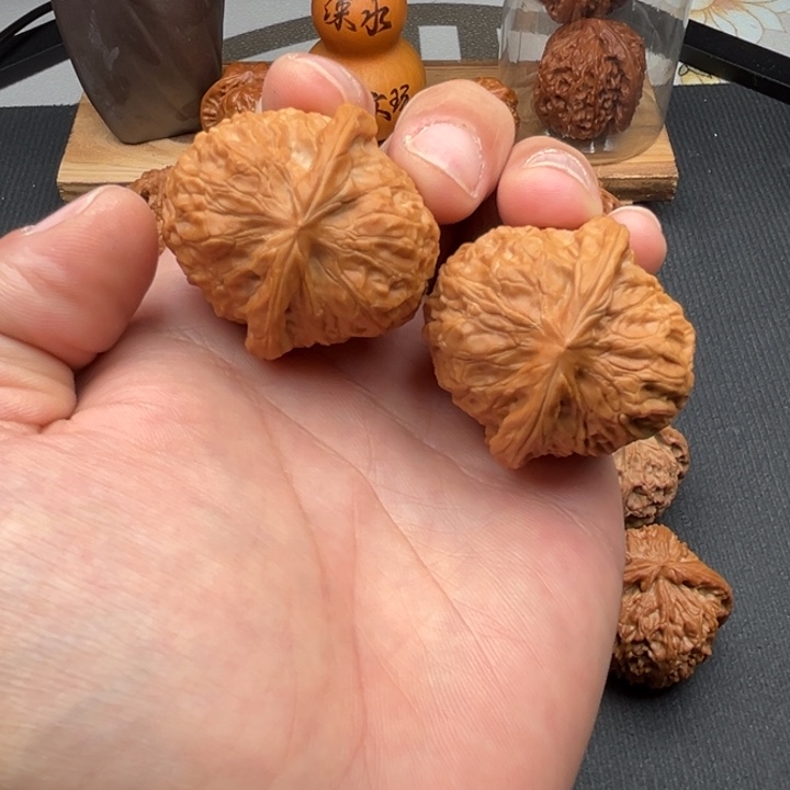 把件文玩核桃南瓜墩40
