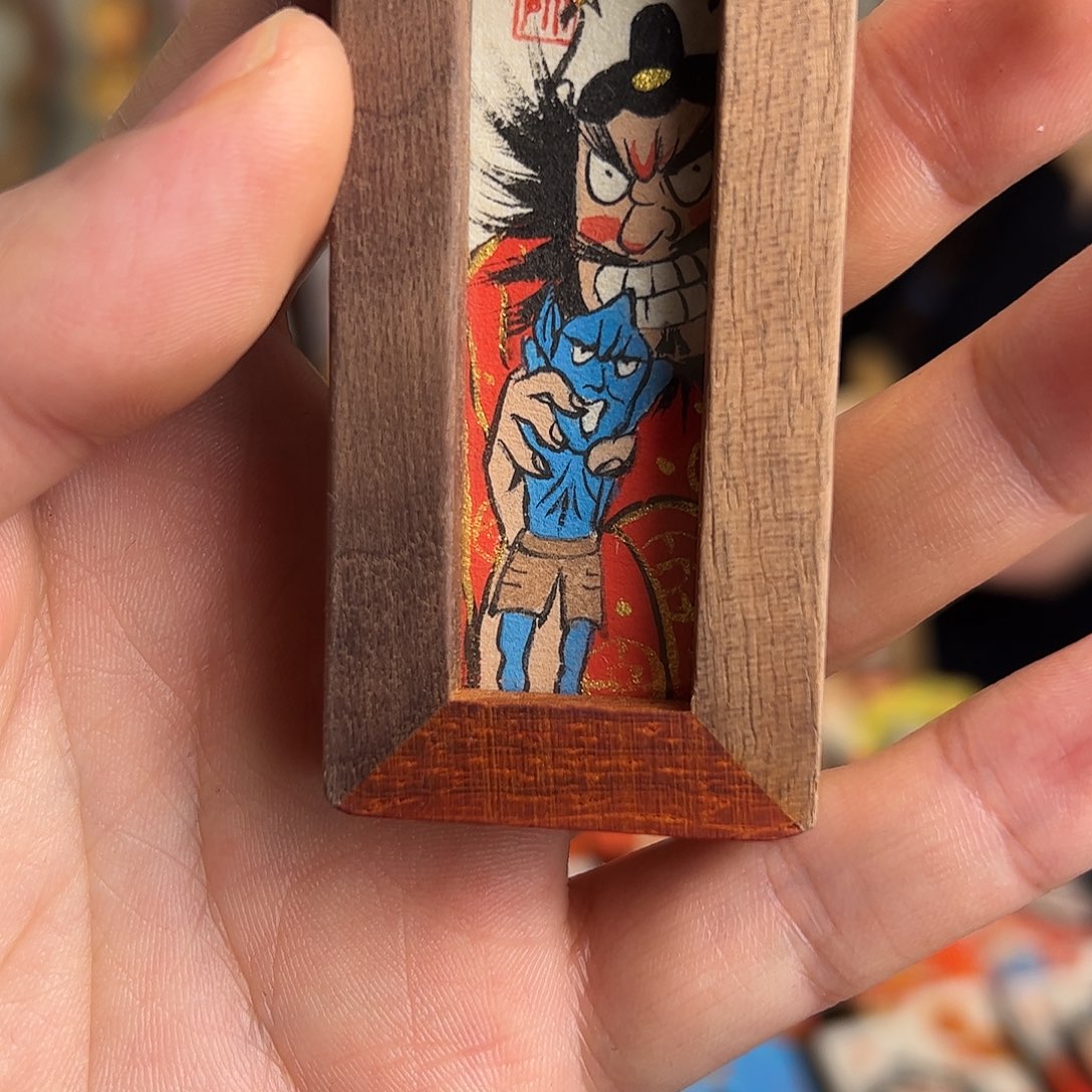 幼***包纯手绘钟馗文创画