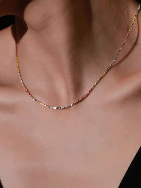 链子925银 【晚霞】波光粼粼满天星时尚百搭简约气质轻奢项链手链