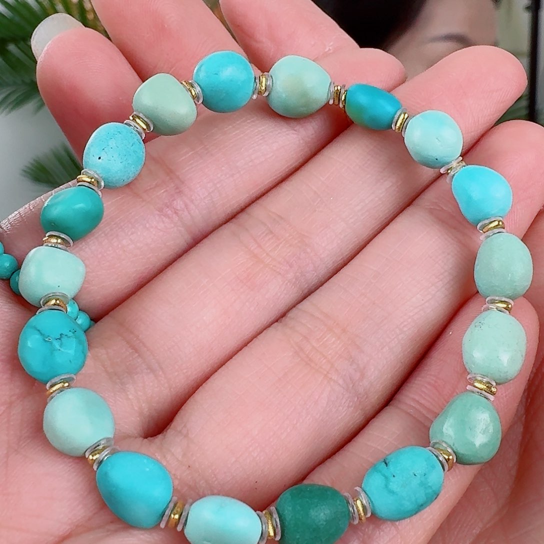 未镶嵌绿松石珠宝奇石