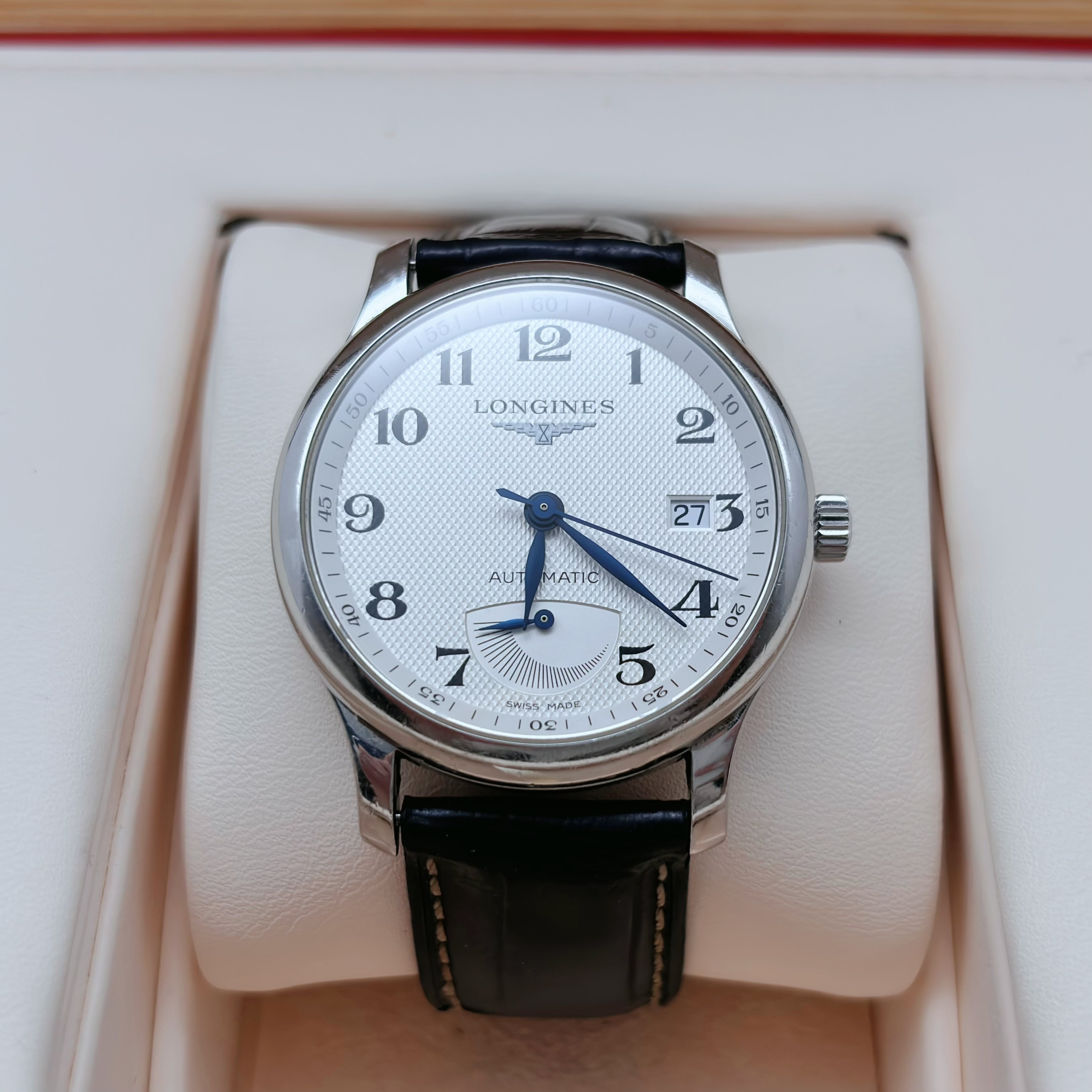 95新 Longines/浪琴 名匠系列/单表/38.5MM/自动机械/不锈钢